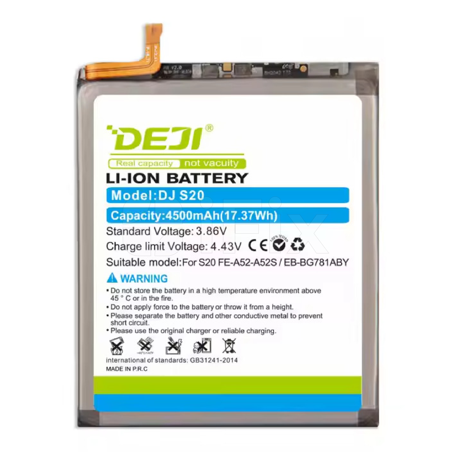 Batareya Samsung A52 (A525F)/ S20 FE (G780F) (EB-BG781ABY) DEJI Batareya Samsung A52 (A525F)/ S20 FE (G780F) (EB-BG781ABY) DEJI