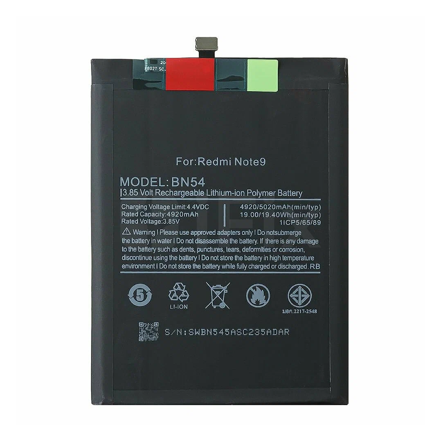 Batareya Xiaomi Redmi 9/ Redmi Note 9 (BN54) YIIKOO Batareya Xiaomi Redmi 9/ Redmi Note 9 (BN54) YIIKOO