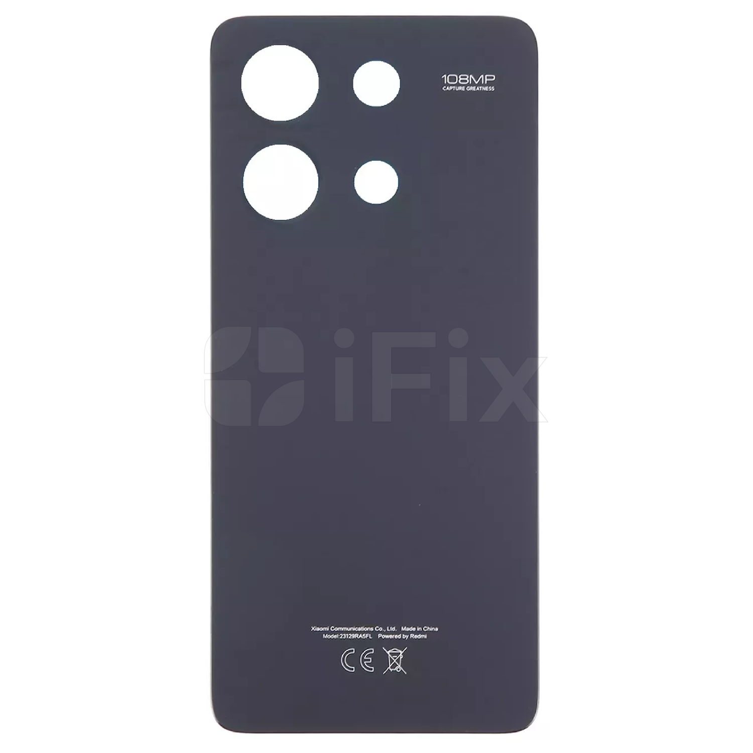 Arxa qapaq Xiaomi Redmi Note 13 4G qara Arxa qapaq Xiaomi Redmi Note 13 4G qara