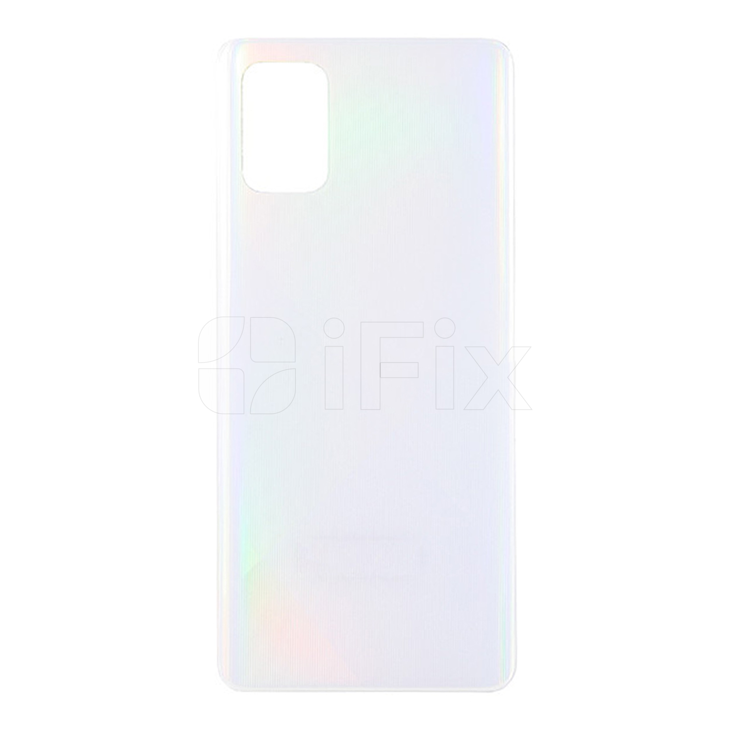 Arxa qapaq kamera şüşəsi ilə Samsung A71 (A715F) ağ
