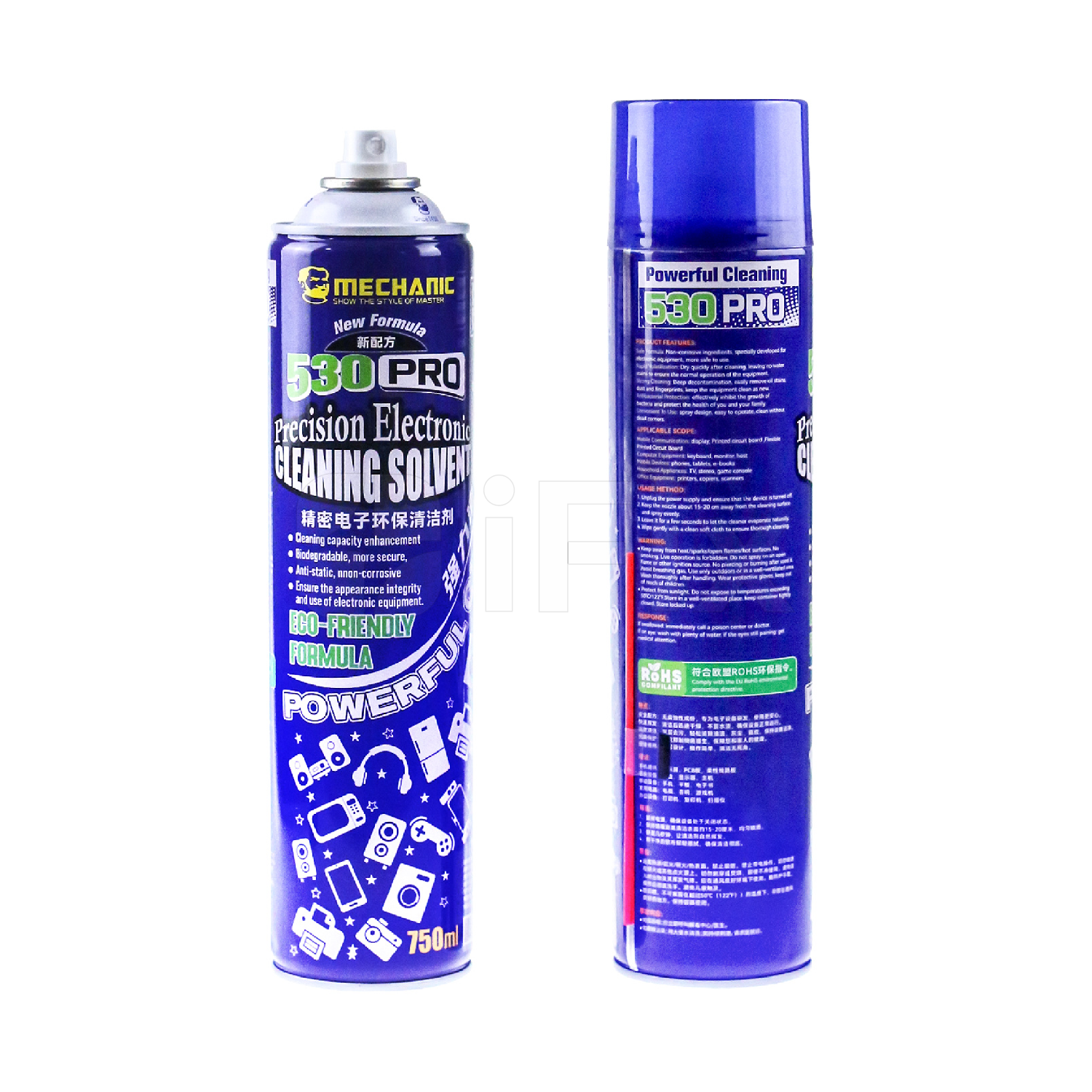 Sprey təmizləyici MECHANIC 530 Pro (750ml)