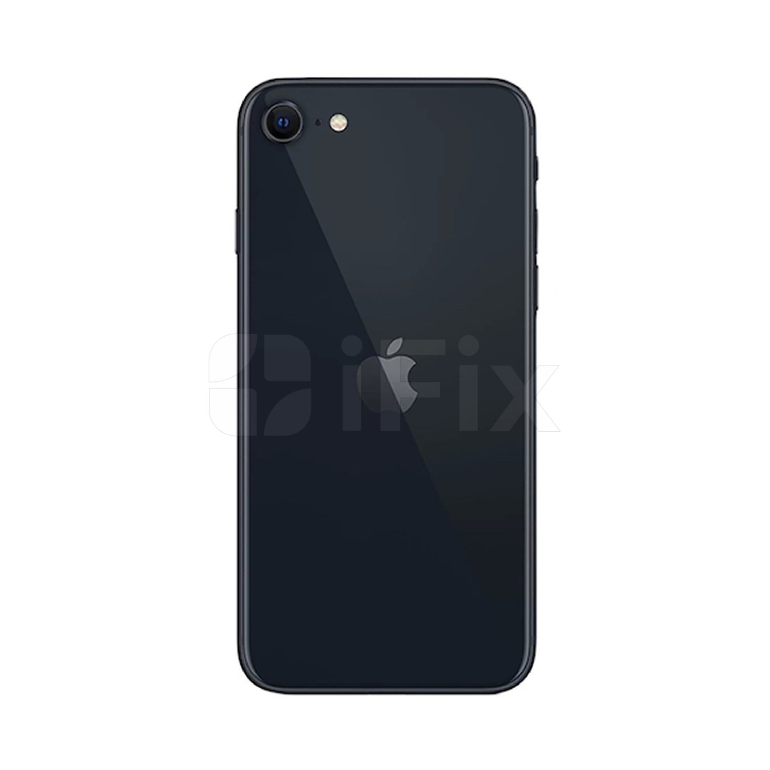 Arxa qapaq iPhone SE 2020 (böyük kəsik) qara
