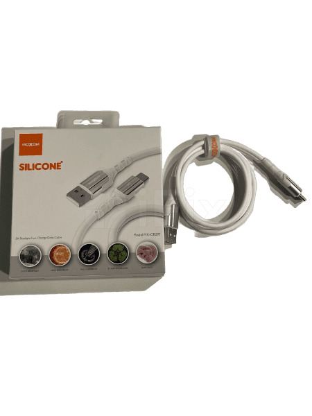 Kabel USB Moxom MX-CB297 (Type-C) silikon ağ Kabel USB Moxom MX-CB297 (Type-C) silikon ağ