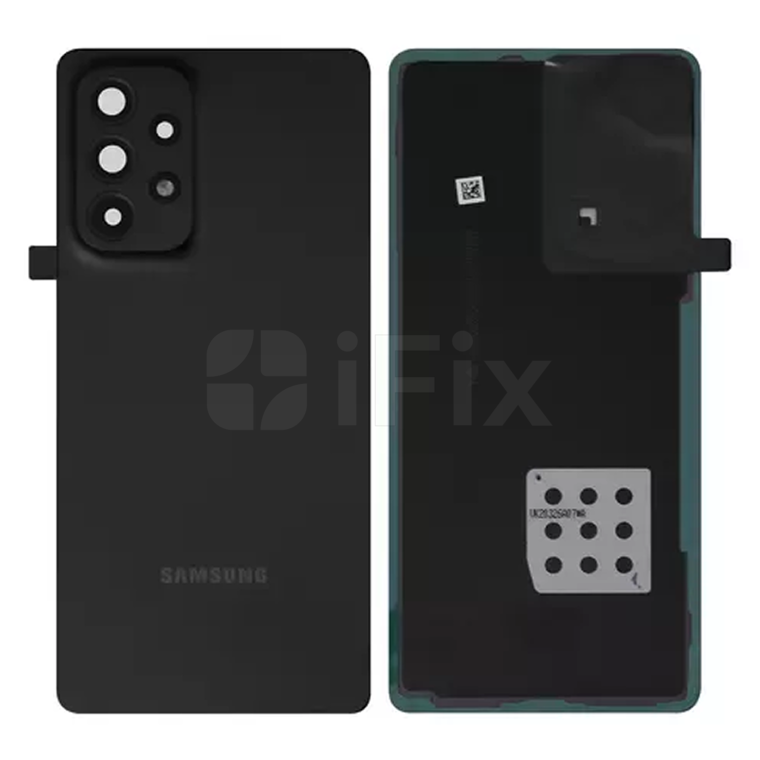 Arxa qapaq kamera şüşəsi ilə Samsung A53 5G (A536B) qara Arxa qapaq kamera şüşəsi ilə Samsung A53 5G (A536B) qara