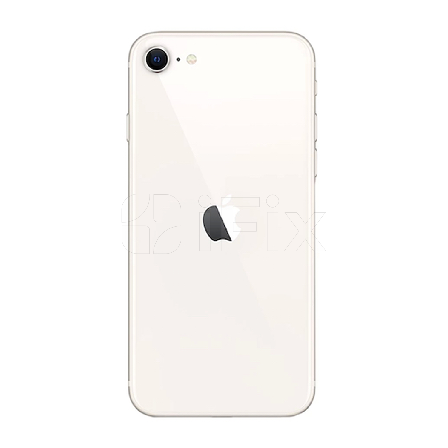 Arxa qapaq iPhone SE 2020 (böyük kəsik) ağ