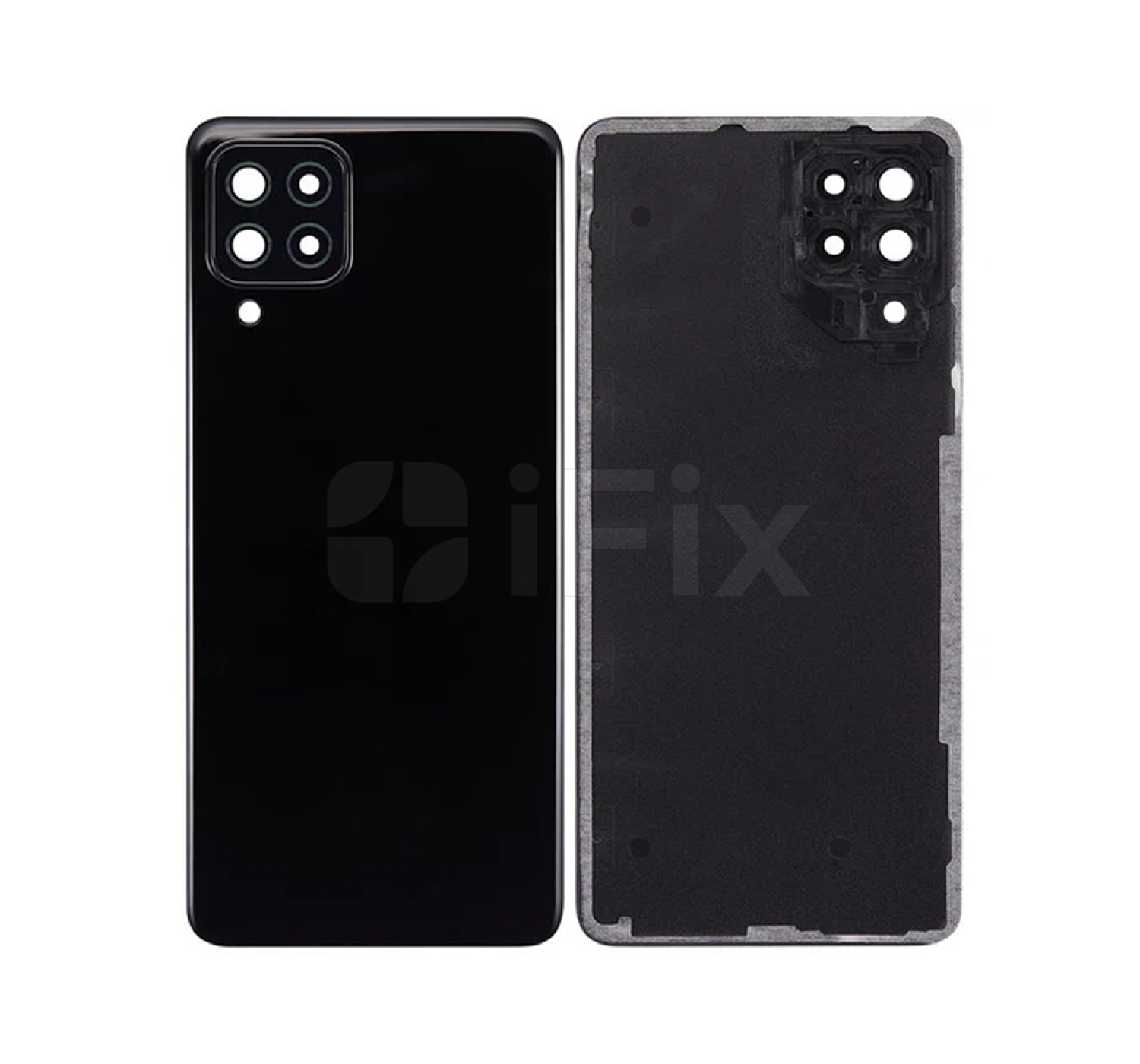 Arxa qapaq kamera şüşəsi ilə Samsung A22 (A225F) qara Arxa qapaq kamera şüşəsi ilə Samsung A22 (A225F) qara