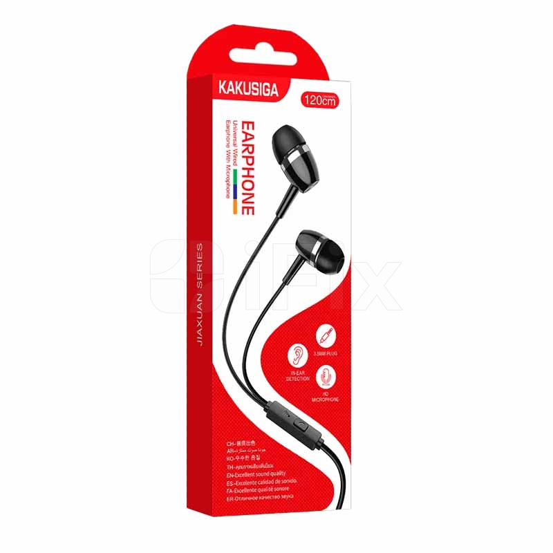 Qulaqlıq 3.5mm KAKU KSC-659 qara Qulaqlıq 3.5mm KAKU KSC-659 qara