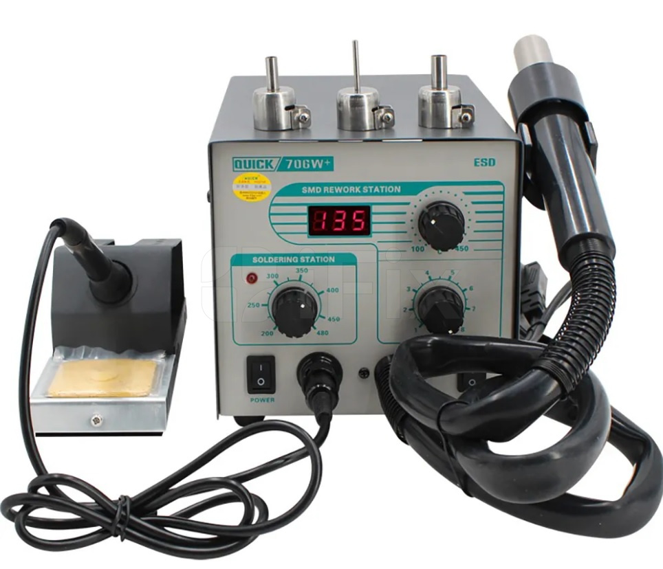 Lehimləyici stansiya/ Texniki fen QUICK 706W+ Lehimləyici stansiya/ Texniki fen QUICK 706W+