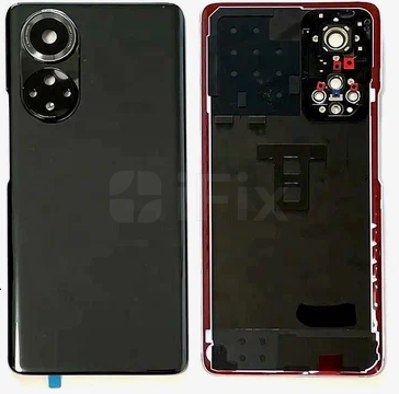 Arxa qapaq kamera şüşəsi ilə Huawei Honor 50 qara Arxa qapaq kamera şüşəsi ilə Huawei Honor 50 qara