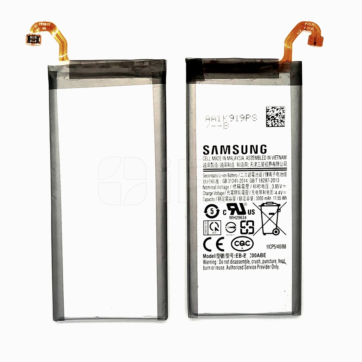Batareya Samsung A6 2018 (A600F)/ J8 2018 (J800F/ J810F)/ J6 2018 (J600F) (EB-BJ800ABE) YIIKOO Batareya Samsung A6 2018 (A600F)/ J8 2018 (J800F/ J810F)/ J6 2018 (J600F) (EB-BJ800ABE) YIIKOO