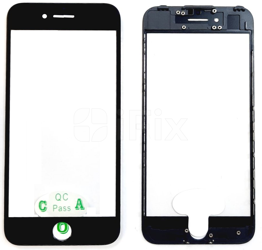 Şüşə ekran üçün/ OCA/ çərçivə iPhone 7 qara Şüşə ekran üçün/ OCA/ çərçivə iPhone 7 qara