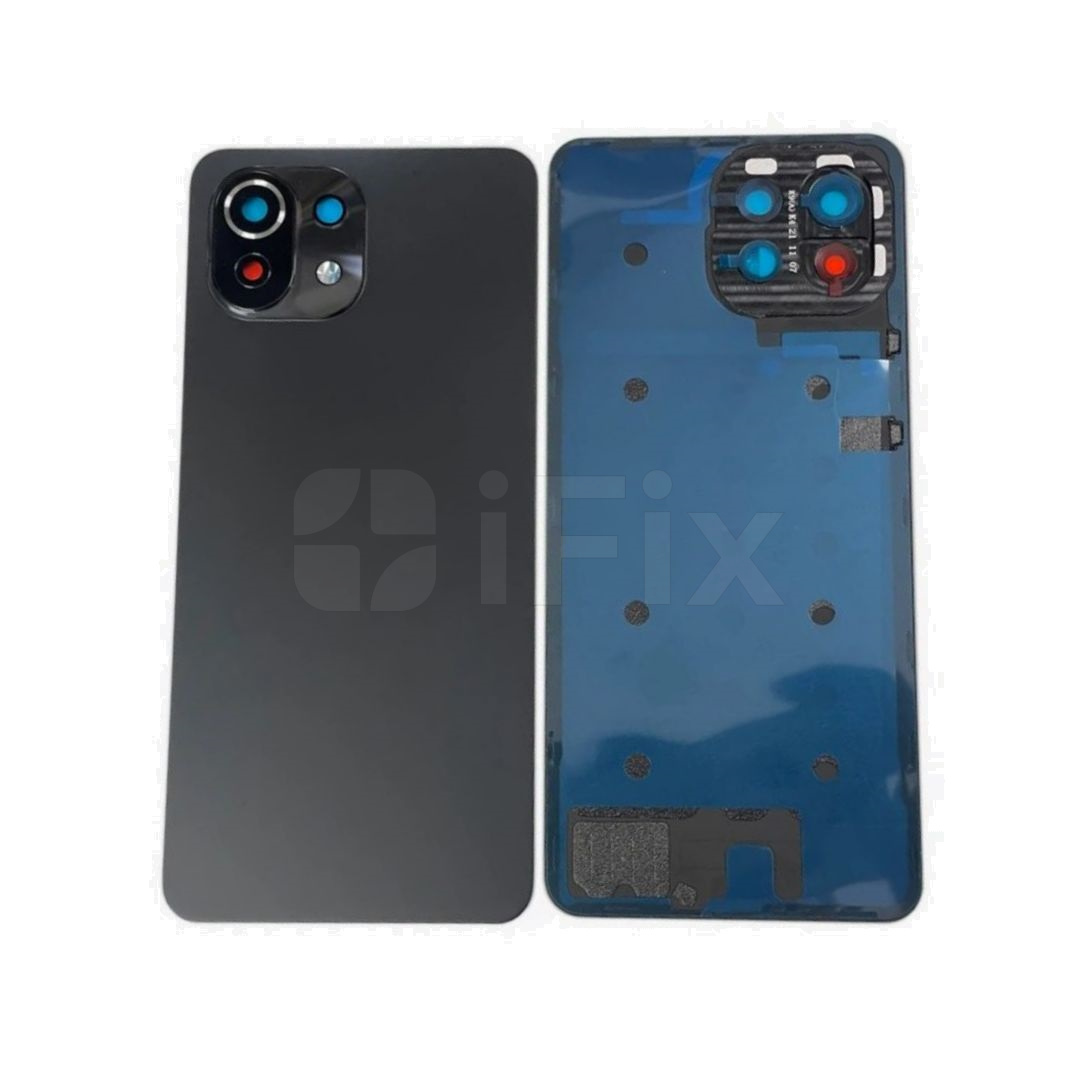 Arxa qapaq kamera şüşəsi ilə Xiaomi Mi 11 Lite qara Arxa qapaq kamera şüşəsi ilə Xiaomi Mi 11 Lite qara