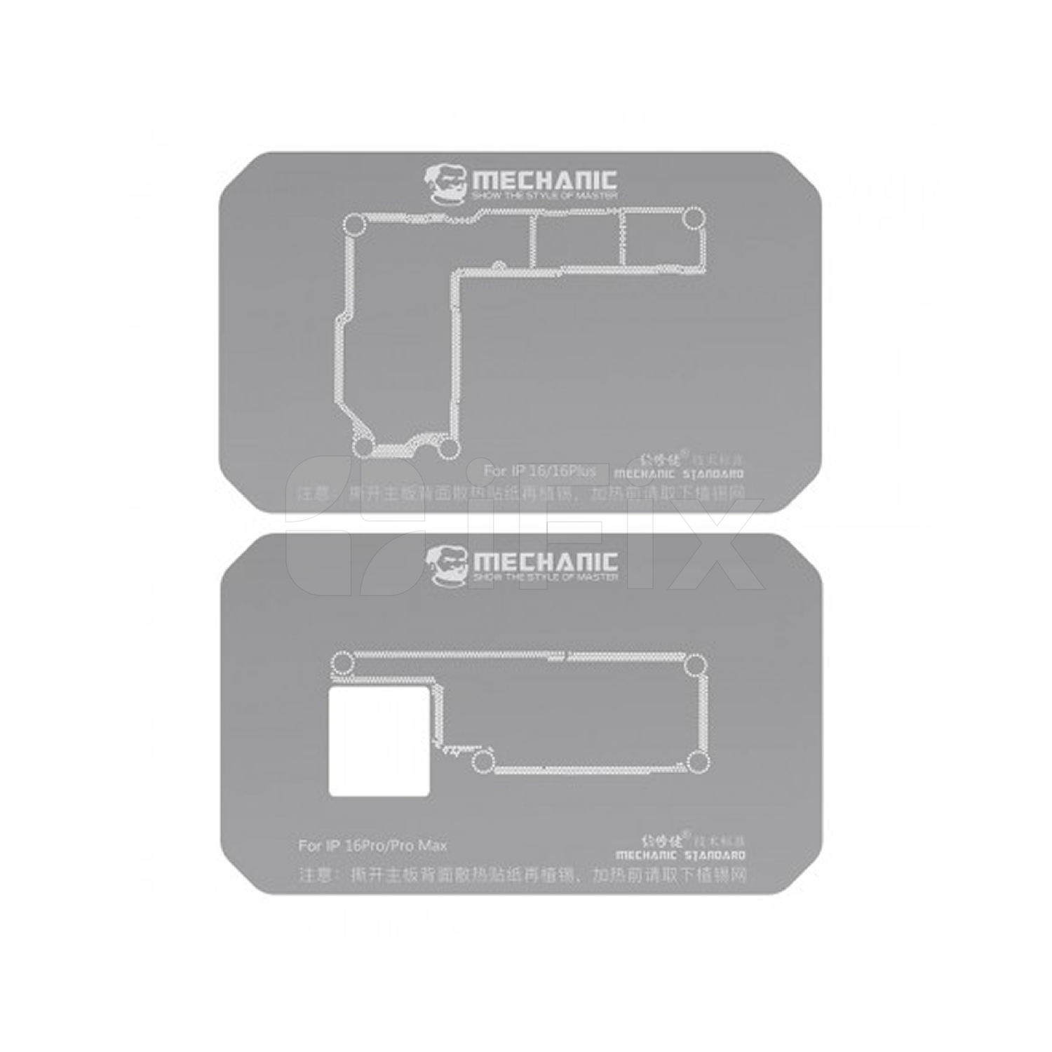 Trafaret MECHANIC iPhone 16 Pro/ 16 Pro Max Trafaret MECHANIC iPhone 16 Pro/ 16 Pro Max