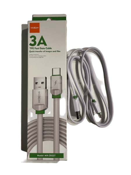Kabel USB Moxom MX-CB237 (Type-C) ağ Kabel USB Moxom MX-CB237 (Type-C) ağ
